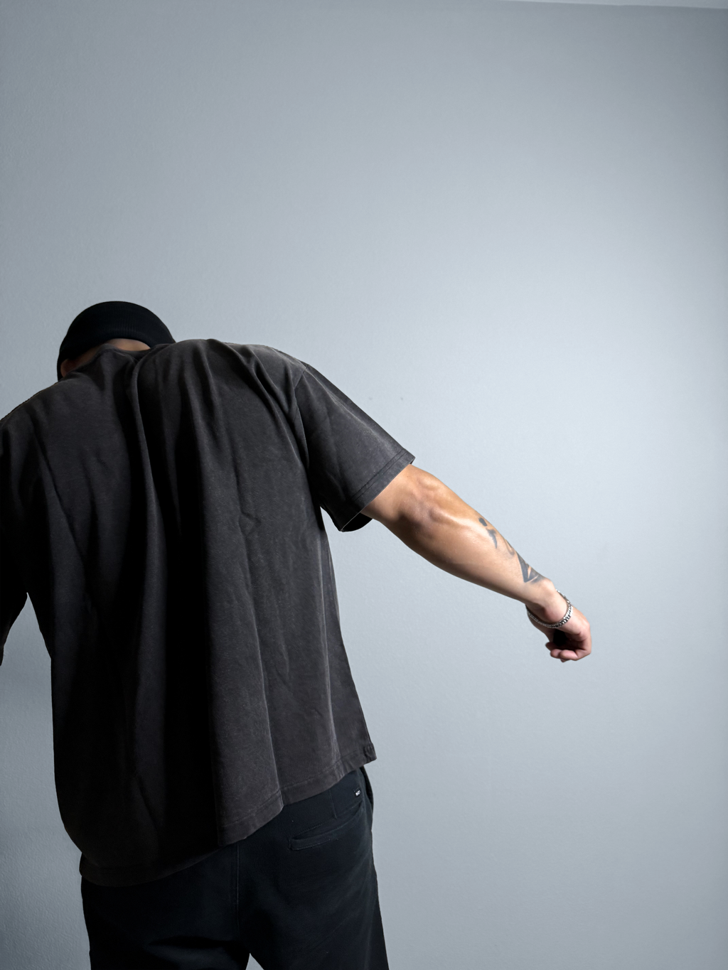 Vintage Grey Oversized Tee