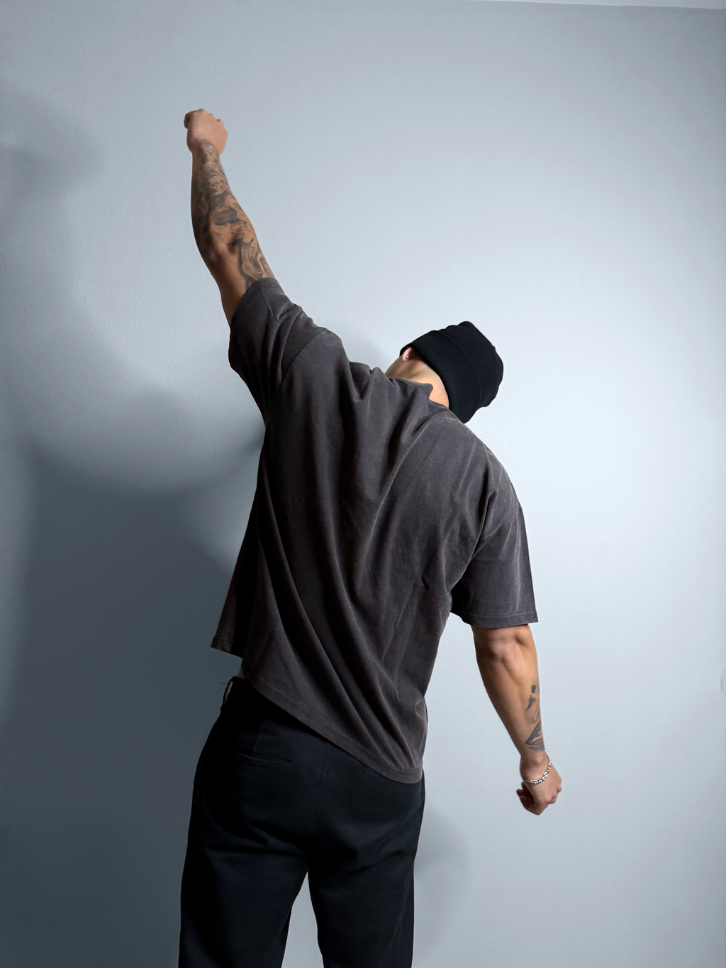 Vintage Grey Oversized Tee